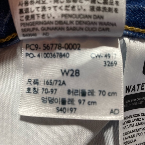 Levi’s Limited Edition Rare Mom Side Bow High Waist Blue Denim Jeans Size 28 - Picture 14 of 16